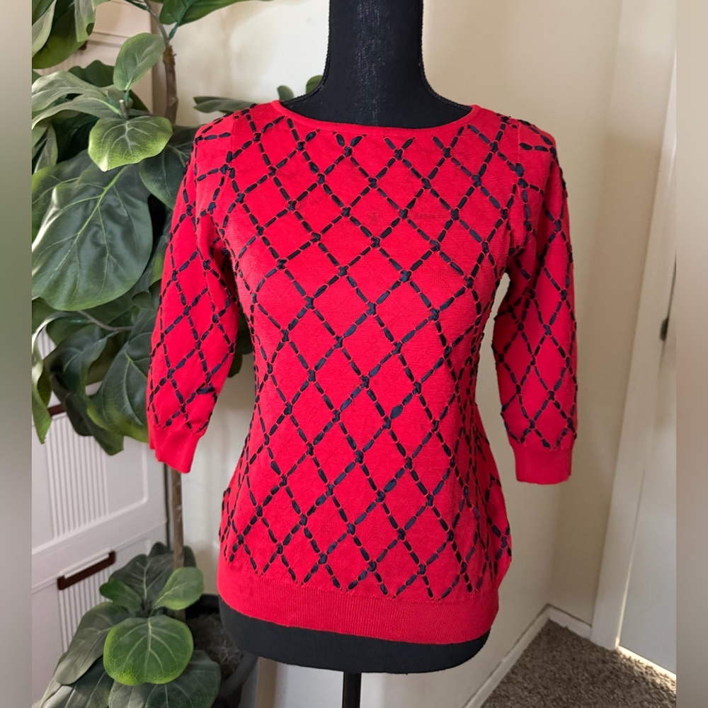 Red blouse